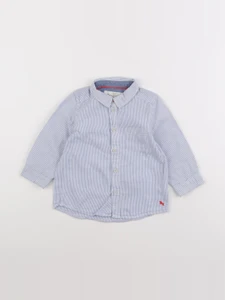 H&M - chemise bleu - 12/18 mois