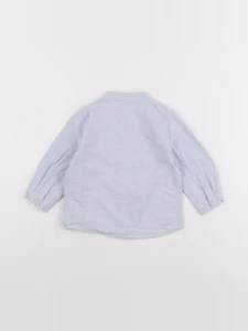 Boutchou - chemise bleu - 18 mois