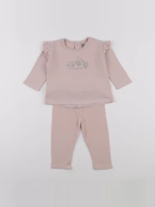 La Redoute - pyjama coton rose - 12 mois
