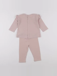 La Redoute - pyjama coton rose - 12 mois