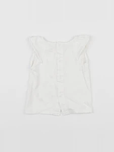Carrément Beau - tee-shirt blanc - 6 mois