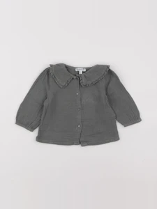 Vertbaudet - chemise vert - 6 mois