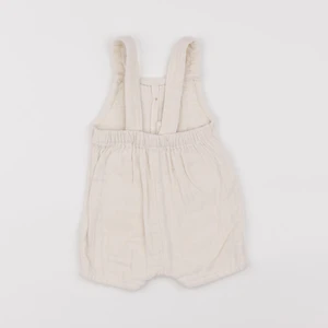 Vertbaudet - salopette beige - 6 mois
