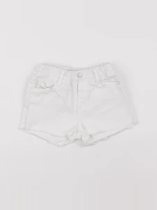 Zara - short blanc - 9/12 mois