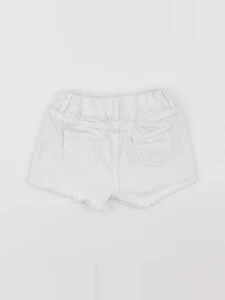 Zara - short blanc - 9/12 mois