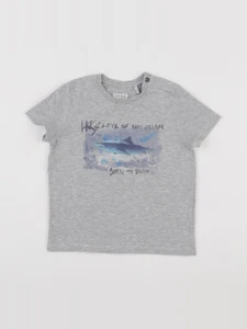 IKKS - tee-shirt gris - 2 ans
