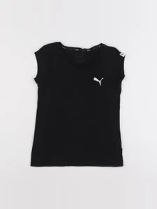 Puma - tee-shirt noir - 7/8 ans