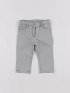 Jacadi - jean gris - 12 mois