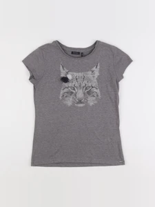 IKKS - tee-shirt gris - 10 ans