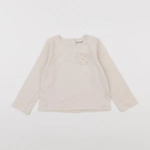 Vertbaudet - tee-shirt beige - 36 mois