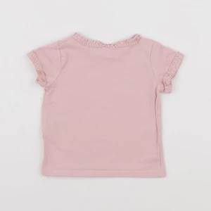 H&M - tee-shirt rose - 6 mois