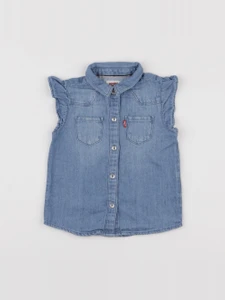 Levi's - chemise bleu - 24 mois