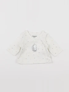 Vertbaudet - tee-shirt beige - 0 mois