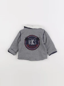 IKKS - veste imprimé au dos bleu - 18 mois