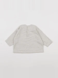Petit Bateau - tee-shirt beige, bleu - 6 mois