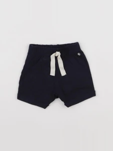 Petit Bateau - short bleu - 3 mois