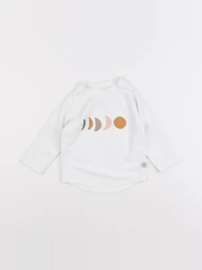 Lassig - tee-shirt de bain blanc - 3/6 mois