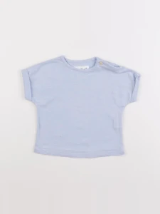 Zara - tee-shirt bleu - 3/6 mois