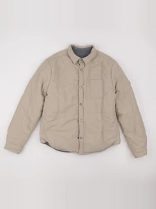 IKKS - manteau réversible bleu, beige - 12 ans