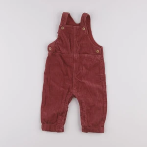 Vertbaudet - salopette rouge - 12 mois