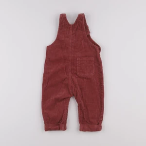 Vertbaudet - salopette rouge - 12 mois
