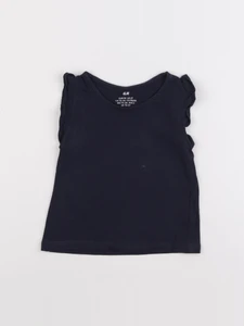 H&M - tee-shirt bleu - 18/24 mois