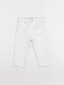 Zara - jean blanc - 12/18 mois
