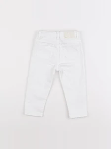 Zara - jean blanc - 12/18 mois
