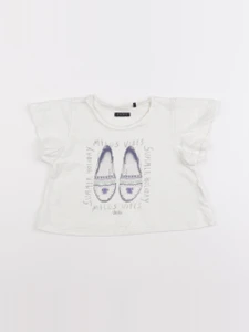 IKKS - tee-shirt beige - 2 ans