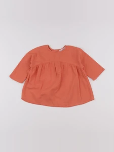 Monoprix - blouse orange - 3 ans