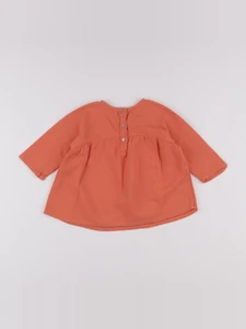 Monoprix - blouse orange - 3 ans