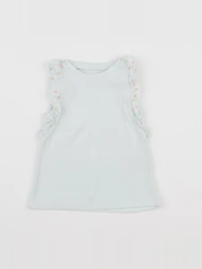 Zara - débardeur bleu - 12/18 mois