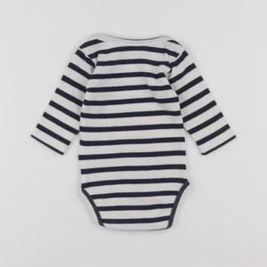 Maison Labiche - body bleu, blanc - 6 mois