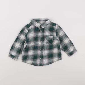 Vertbaudet - chemise vert - 9 mois