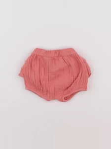 Vertbaudet - bloomer volants au dos rose - 3 mois
