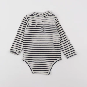 Vertbaudet - body à col bleu - 12 mois