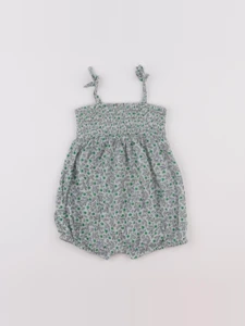 Boutchou - combinaison vert - 6 mois