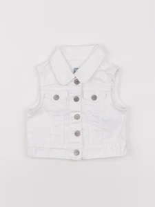 GAP - veste blanc - 18/24 mois