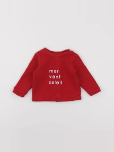 Jacadi - sweat rouge - 6 mois