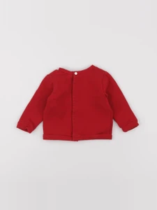 Jacadi - sweat rouge - 6 mois