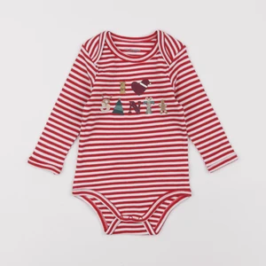 Vertbaudet - body rouge - 9 mois