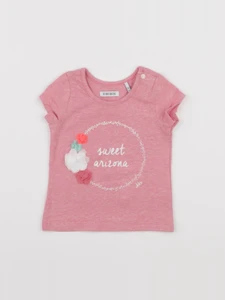 IKKS - tee-shirt rose - 3 mois