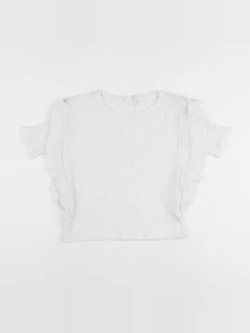 Zara - tee-shirt blanc - 11/12 ans