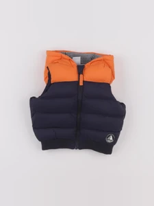 Petit Bateau - doudoune bleu - 3 mois