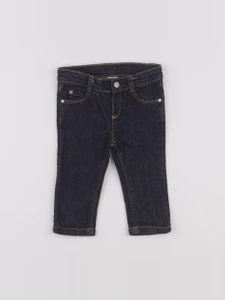 Petit Bateau - jean bleu - 6 mois