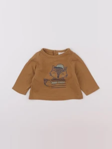 Tape à l'oeil - tee-shirt marron - 1 mois