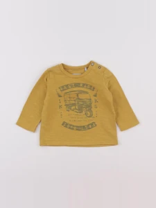 IKKS - tee-shirt jaune - 6 mois