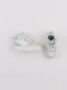 H&M - baskets blanc, bleu - pointure 18/19