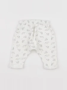 Petit Bateau - sarouel blanc - 3 mois