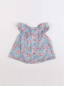 Jacadi - blouse liberty multicolore - 12 mois